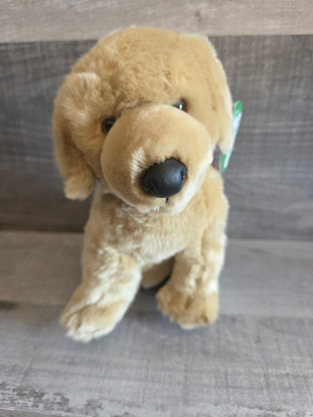 Jaag 9” Golden Labrador Retriever Dog Plush Tan Puppy Stuffed Animal Toy b319